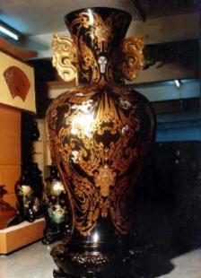 西汉云灵图-2M双耳大脱瓶--t脱胎漆器_礼品.工艺品.饰品_世界工厂网中国产品信息库