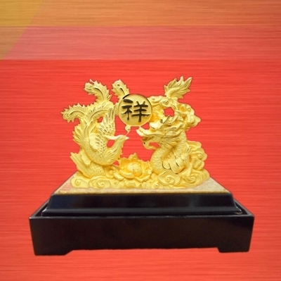 【供应 深圳绒沙金招财摆件 恭喜发财】价格,厂家,图片,金属工艺品,深圳市日兆工艺礼品-