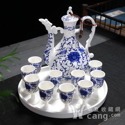 高档礼品自动酒具陶瓷工艺品自动酒具高档陶瓷自动酒