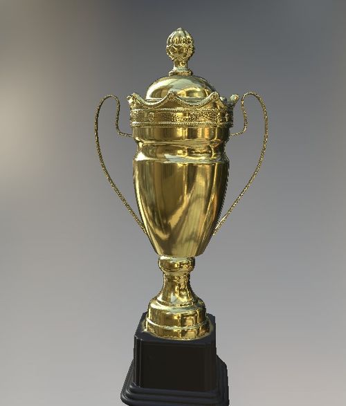 透明反光奖杯奖章工艺品怎么扫描建模