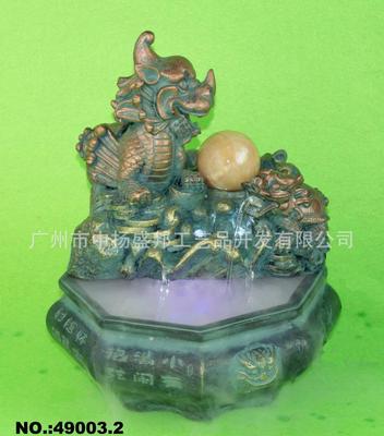 招财貔貅台式流水盆景喷泉(两款图)